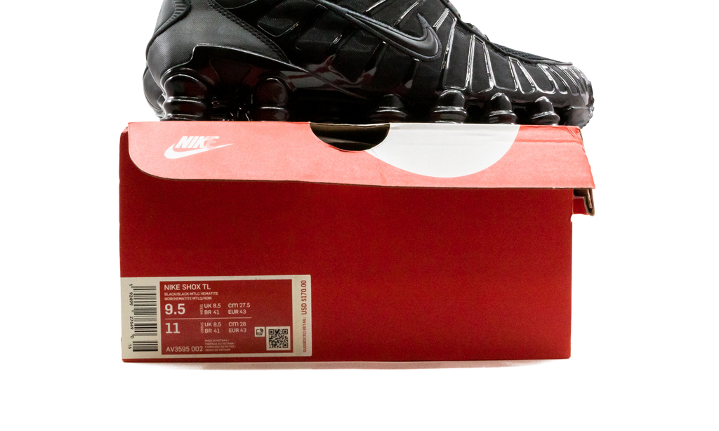 Nike Shox TL "Black / Metallic Hematite" | Baskets Unisexe Y2K | AV3595-002