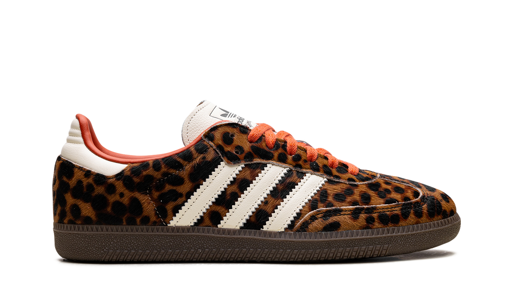 Adidas Samba OG WMNS "Leopard / Cream Orange" | Baskets Femme Animal Print | JI2734