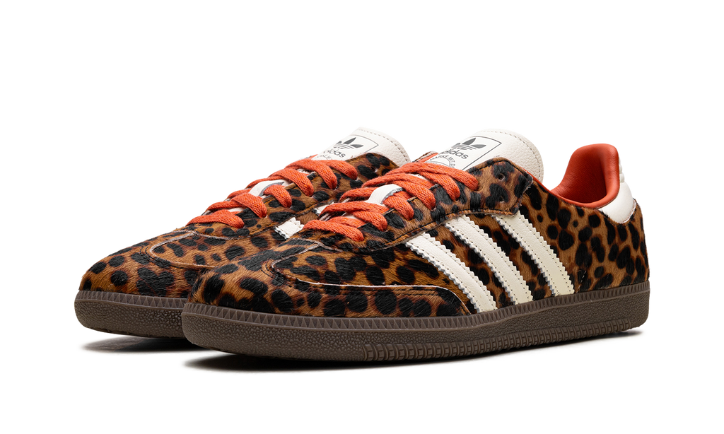 Adidas Samba OG WMNS "Leopard / Cream Orange" | Baskets Femme Animal Print | JI2734