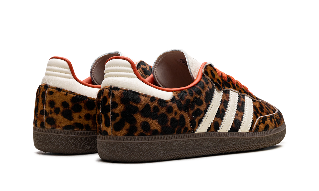 Adidas Samba OG WMNS "Leopard / Cream Orange" | Baskets Femme Animal Print | JI2734