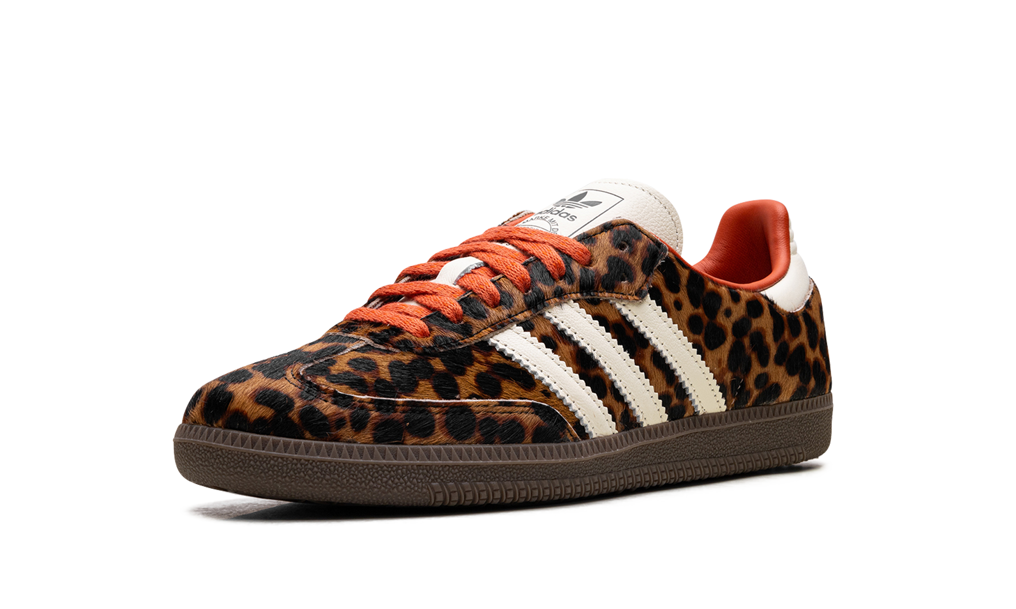 Adidas Samba OG WMNS "Leopard / Cream Orange" | Baskets Femme Animal Print | JI2734